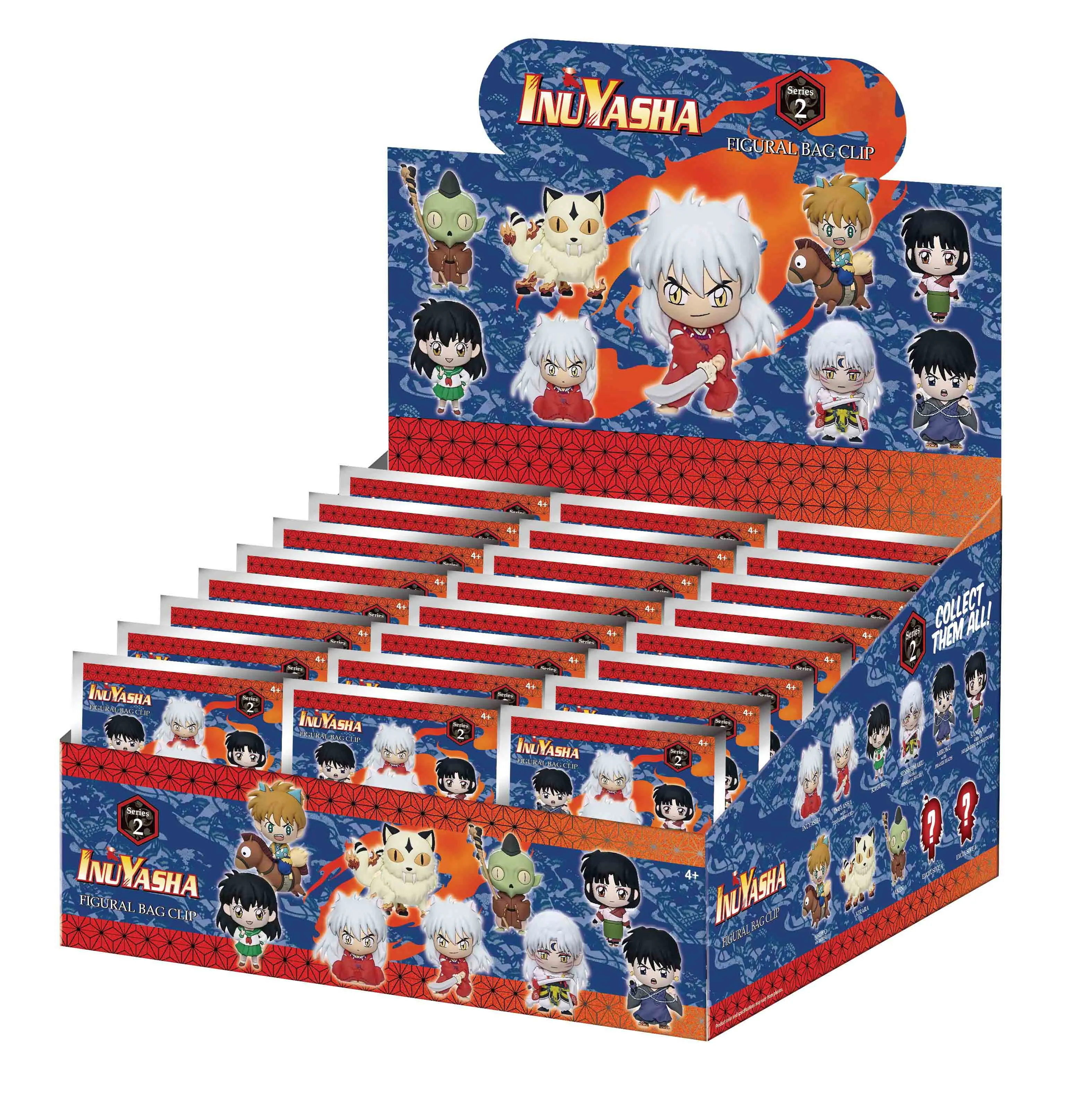 INUYASHA (25TH ANNIV.) - Series 2 - 3D Foam Bag Clip Blind Bag - 1 Unidade